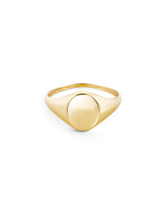 Oval Signet Prsten