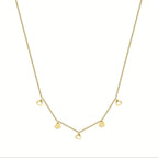 Cinq Cœurs Náhrdelník