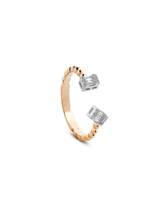 Baguette Duo Diamantový Prsten
