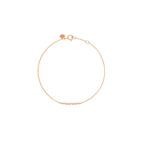 Bright Lights Diamantový Náramek|Materiál:18k růžové zlato