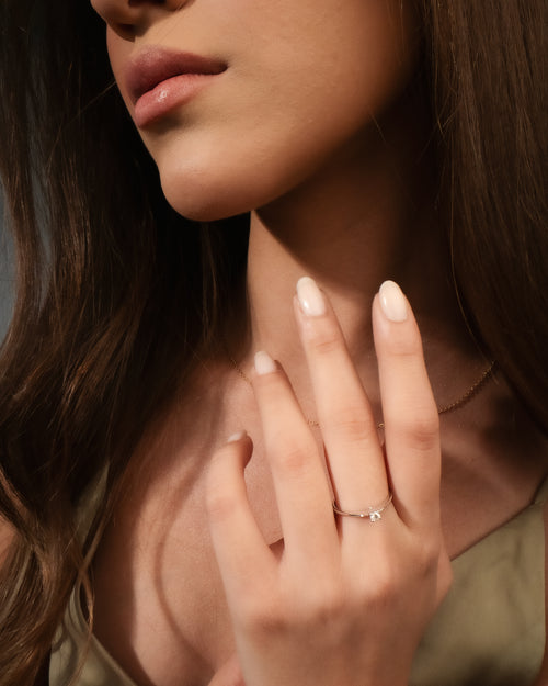 Elevated Solitaire Prsten s Diamantem