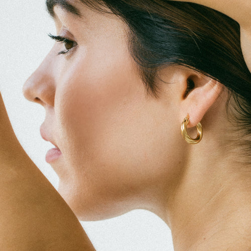 Twisted Hoops Náušnice