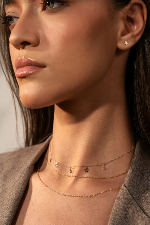 Twist Fine Řetízek|Materiál:18k žluté zlato