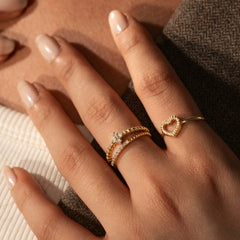 Eternity Smooth Diamantový Prsten|Materiál:18k žluté zlato