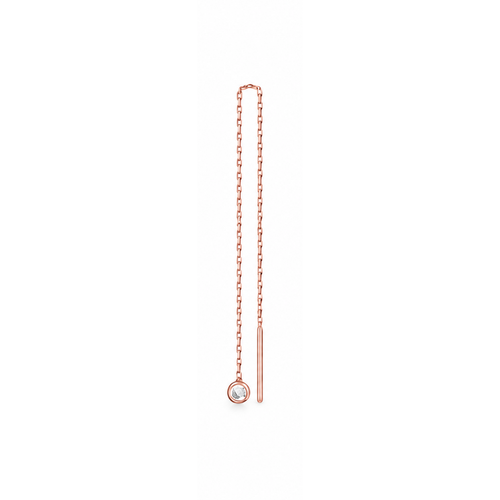 Dangling Dot Náušnice s Diamantem