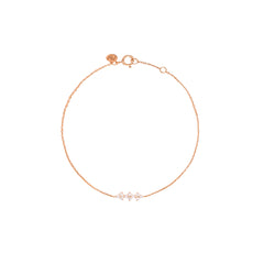 Fairy Lights Diamantový Náramek|Materiál:18k růžové zlato