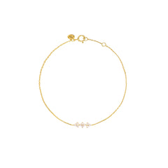 Fairy Lights Diamantový Náramek|Materiál:18k žluté zlato