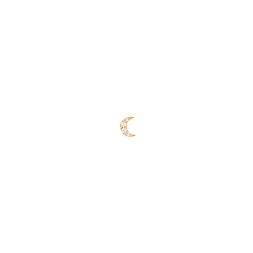 Half Moon Diamond Earrings