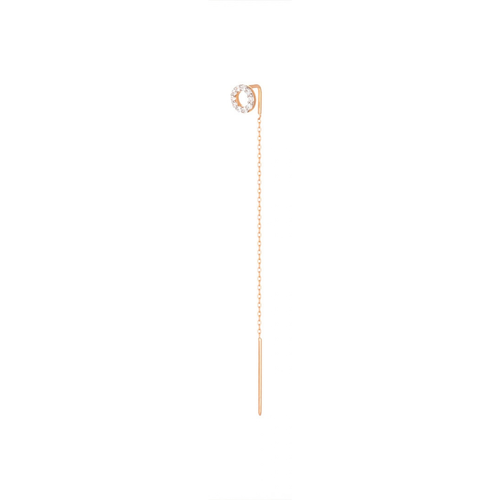 Long Chain Diamond Earrings