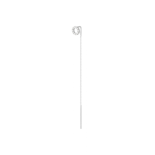 Long Chain Diamond Earrings