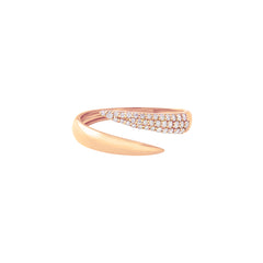 Duality Pavé Diamond Ring