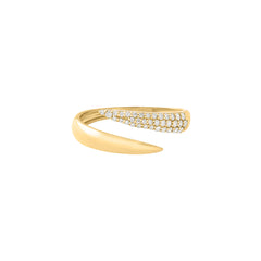 Duality Pavé Diamond Ring
