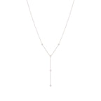 Mini Diamonds Y Náhrdelník|Materiál:18k bílé zlato