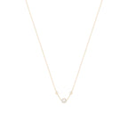 Pearl Diamantový Náhrdelník|Materiál:18k žluté zlato