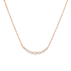 Riviera Diamantový Náhrdelník|Materiál:18k růžové zlato
