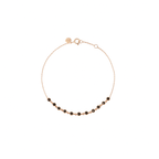 Let It Slide Náramek s Černými Diamanty|Materiál:18k růžové zlato