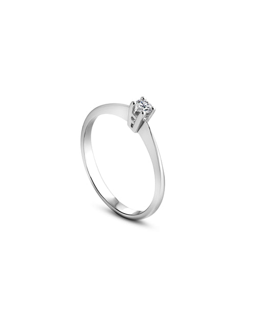 Elevated Solitaire Prsten s Diamantem