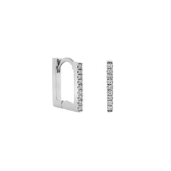 Lumière Era Diamantové Náušnice|Materiál:18k bílé zlato