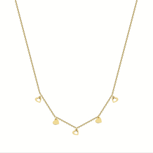 Cinq Cœurs Náhrdelník