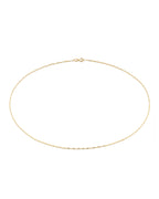 Twist Fine Řetízek|Materiál:18k žluté zlato