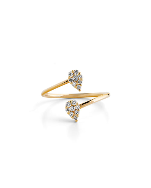 Larmes Diamantový Prsten