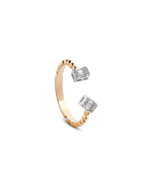 Baguette Duo Diamantový Prsten