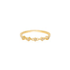 Athena Diamantový Prsten|Materiál:18k žluté zlato