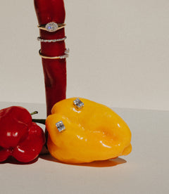 Cadre Diamantové Náušnice