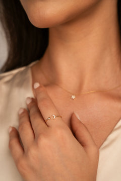 Moon Dot Diamantový Prsten