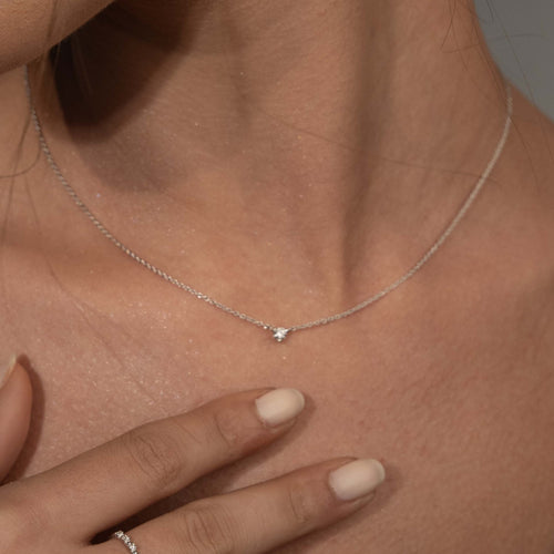 Heartline Náhrdelník s Diamantem