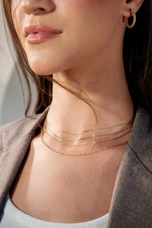 Facet Hoops Náušnice