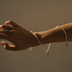 Mémoire Pearl Heart Náhrdelník