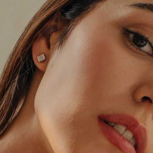 Cadre Diamantové Náušnice