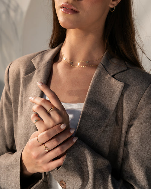 Cinq Cœurs Náhrdelník