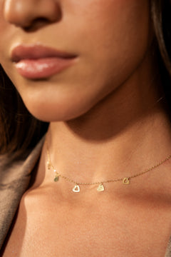 Cinq Cœurs Náhrdelník