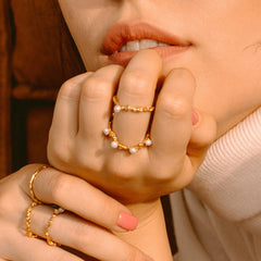 Mémoire Molten Pearl Prsten