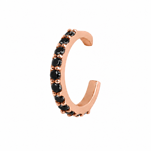 Ear Cuff Diamantová Náušnice|Materiál:18k růžové zlato