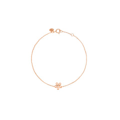 Daisy Náramek s Diamantem|Materiál:18k růžové zlato