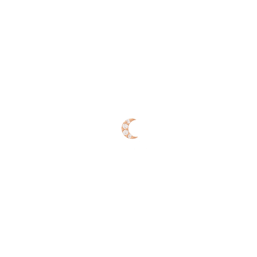 Half Moon Diamond Earrings