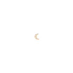 Half Moon Diamond Earrings