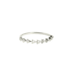 Iris Diamantový Prsten|Materiál:18k bílé zlato