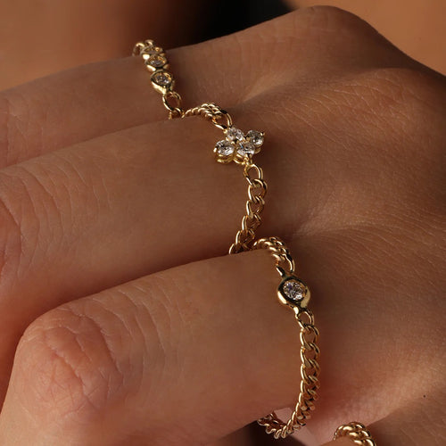 Chain Reaction Prsten s Diamantem