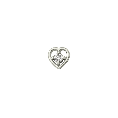 Little Heart Diamond Earrings