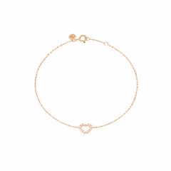 Piece Of My Heart Diamantový Náramek|Materiál:18k růžové zlato