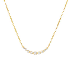 Riviera Diamantový Náhrdelník|Materiál:18k žluté zlato