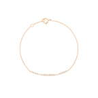 Three Bars Diamantový Náramek|Materiál:18k růžové zlato