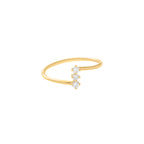 Three Studs Diamantový Prsten