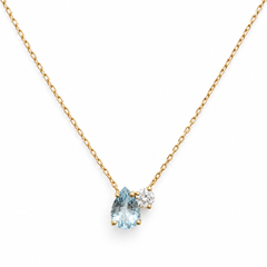 Toi et Moi Náhrdelník s Diamantem|Materiál:18k žluté zlato